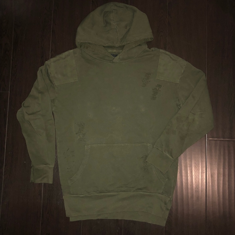 Distressed hoodie